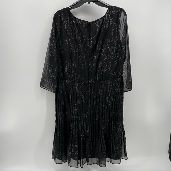 Marc New York Andrew Marc NWT Black Ruffle Dress 14 - Picture 4 of 6